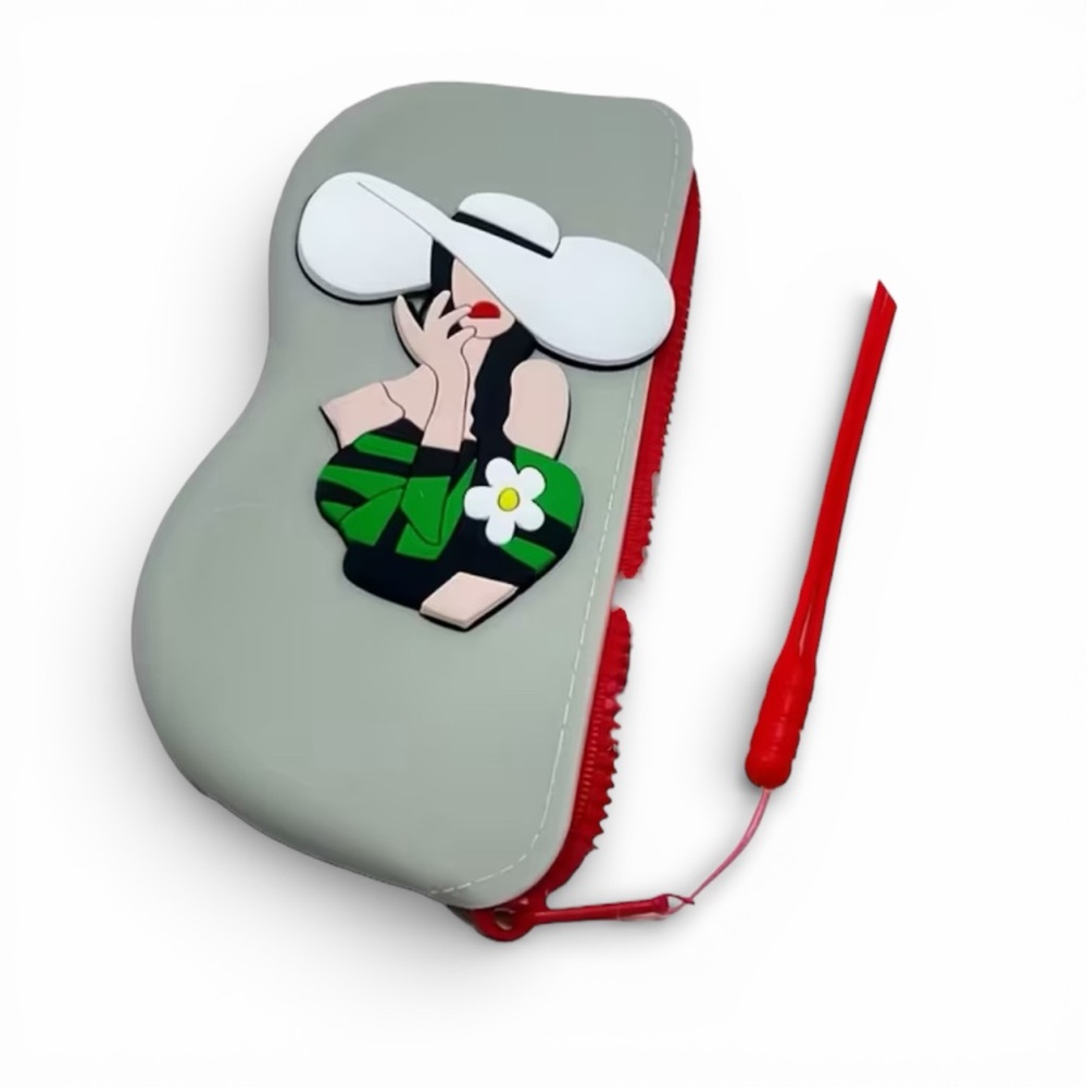 Gray Cartoon Character Eyeglasses Cases NWT